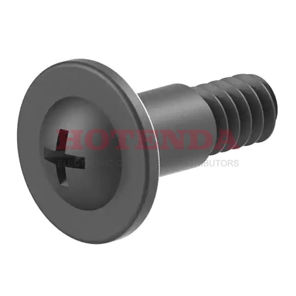 VGS-6 - M3 Thread Size Steel Zinc Plating Vibration Grommet Screw
