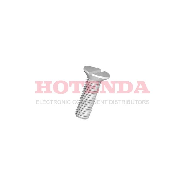 50M020040H006 - 90 SLOTTED CSK SCREW, M2 X .4 TH