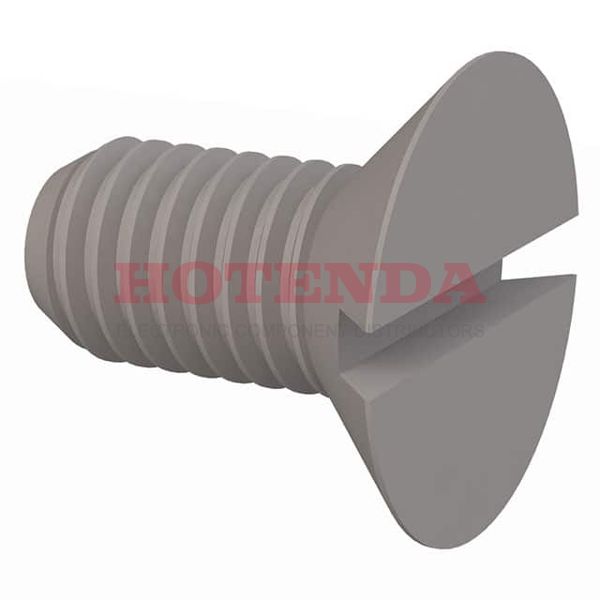 50M030050H006 - 90 SLOTTED CSK SCREW, M3 X .5 TH