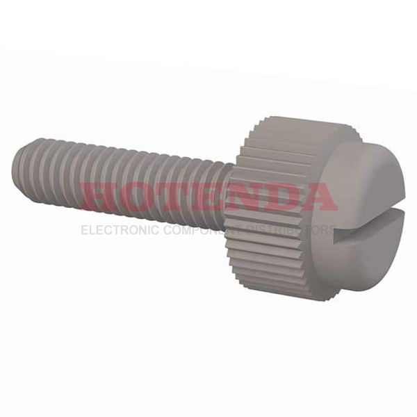 50M040070T016 - SLOTTED THUMB SCREW, M4 X .7 THR