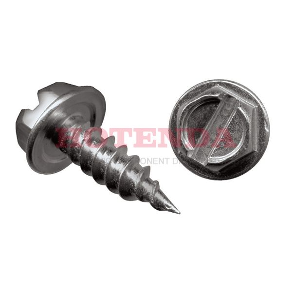 8910-3/4 - SHEET METAL SCREW HEX SLOTTED #8