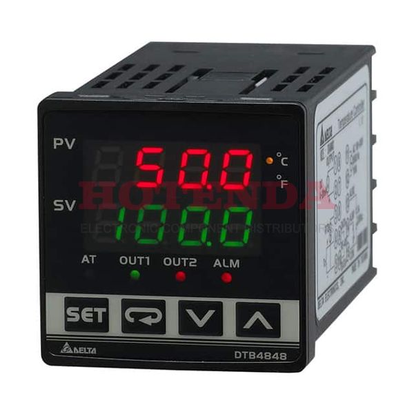 DTB4848VV - Temperature Controllers With 100-240VAC Input Power Supply