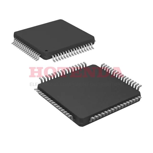 DSPIC33FJ64GP306-I/PT - 64KB 64K x 8 FLASH dsPIC 16-Bit Microcontroller dsPIC™ 33F Series DSPIC33FJ64GP306 64 Pin 40MHz 3.3V 64-TQFP