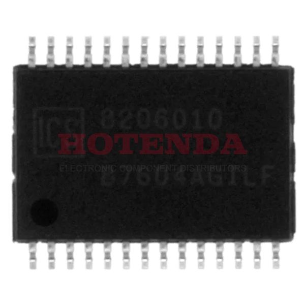 841604AGILF - Clock Generator, Fanout Distribution, Multiplexer 125MHz ICS841604 Clock Generators FemtoClock® Series 28-TSSOP (0.240, 6.10mm Width) Surface Mount 3.135V~3.465V Tube
