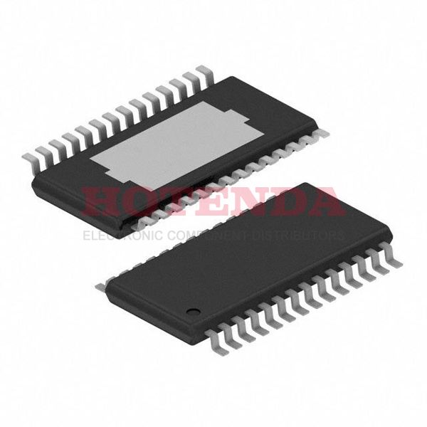DRV8824PWP - 5mA mA 1.2mm mm 4.4mm mm Motor Drivers 28 24V V 24V V 2 9.7mm mm