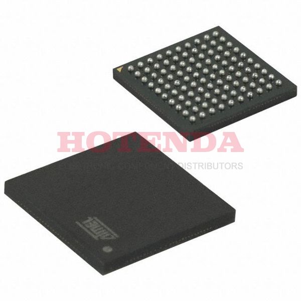 AT91SAM7X128-CU - 128KB 128K x 8 FLASH ARM7® 16/32-Bit Microcontroller SAM7X Series AT91SAM7X128 1.8V 100-TFBGA