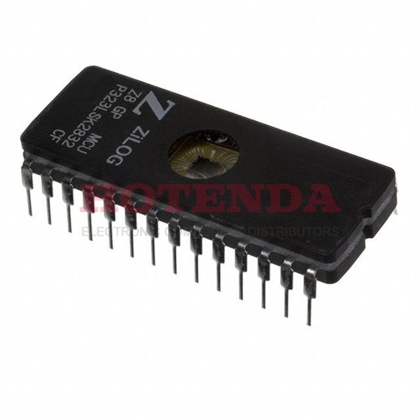 ZGP323LSK2832E - 32KB 32K x 8 OTP Z8 8-Bit Microcontroller Z8® GP™ Series ZGP323L 8MHz 3V 28-CDIP (0.600, 15.24mm) Window