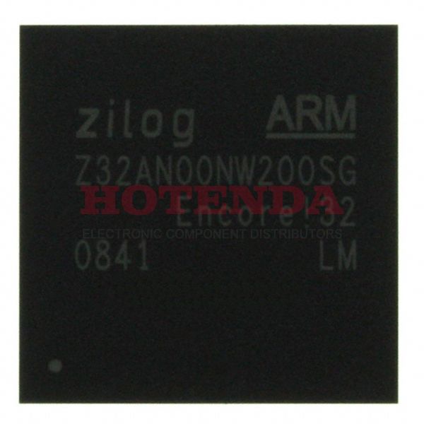 Z32AN00NW200SG - ROMless ARM9® 32-Bit Microcontroller Encore!® 32 Series Z32AN 256 Pin 200MHz 1.8V 256-LBGA