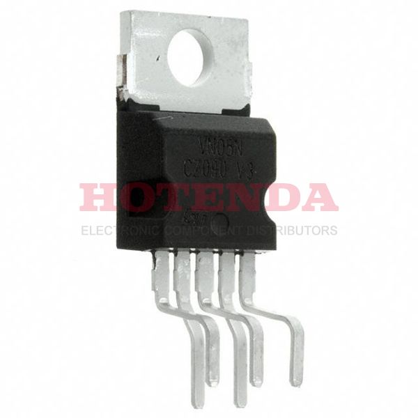 VN02H-12-E - N-Channel PMIC VN02 5 Pin Pentawatt-5 (Vertical, Bent and Staggered Leads)