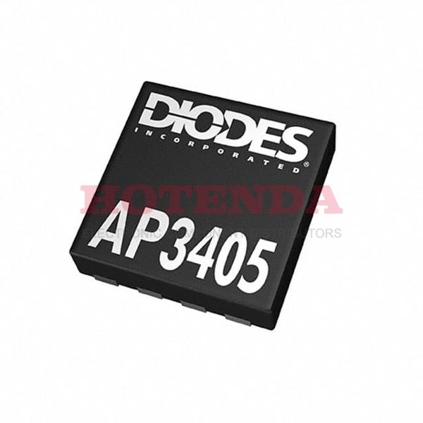 AP3405SHE-7 - 2.3V DC DC Voltage Regulator SWITCHING REGULATOR 1 Outputs 2MHz Tape &amp; Reel (TR) 600mA 8-UFDFN Exposed Pad
