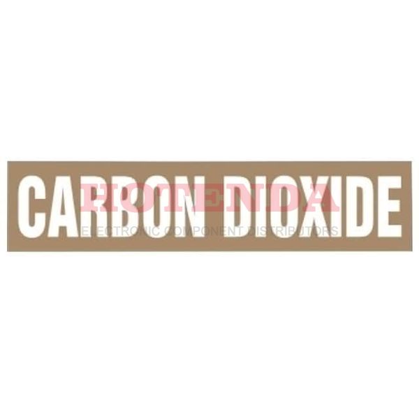 PPMA1081A - SS PIPE MRKR, CARBON DIOXIDE, BN