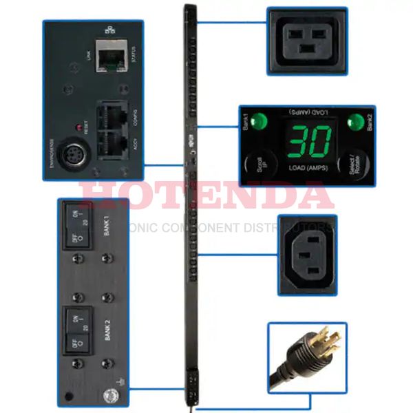 PDUMV30HVNET - Power Outlet Strips 20 C13 / 4 C19 AC Recep