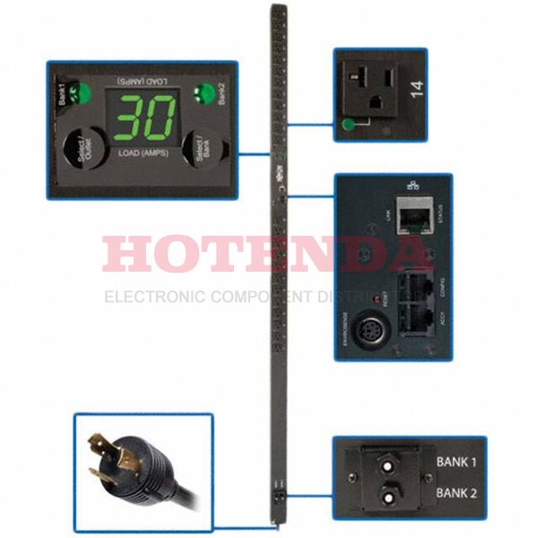 PDUMVR30NET - PDU SWITCHED 5-15/20R 24 OUTLET