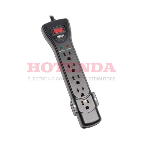 SUPER7BTAA - Surge Protector Strip 120V 7 Outlet 7ftCord 2160 Joule BLK TAA