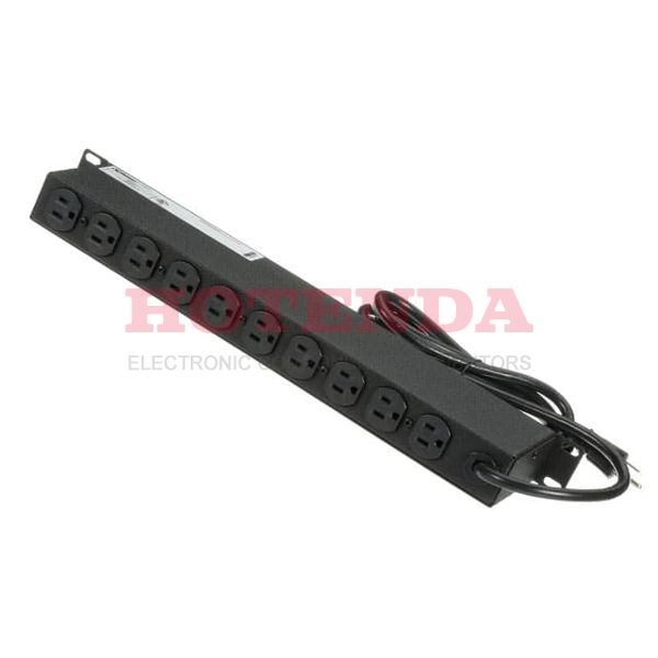 CMRPSH15 - Power Outlet Strips PWR Strip HORZ 15A 10 NEMA 5-1