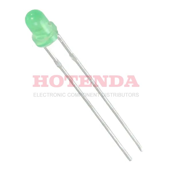 WP3A8GD - LED GREEN DIFFUSED T-1 T/H
