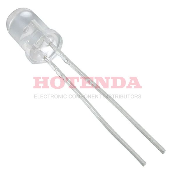 HLMP-EL3A-WXLDD - BROADCOM LIMITED HLMP-EL3A-WXLDD LED, Amber, Through Hole, T-1 3/4 (5mm), 20 mA, 2.1 V, 594.5 nm