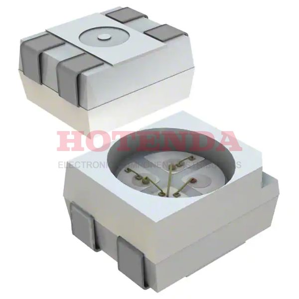 SMP4-RYB - LED BL/RED/YLW CLEAR 4PLCC SMD