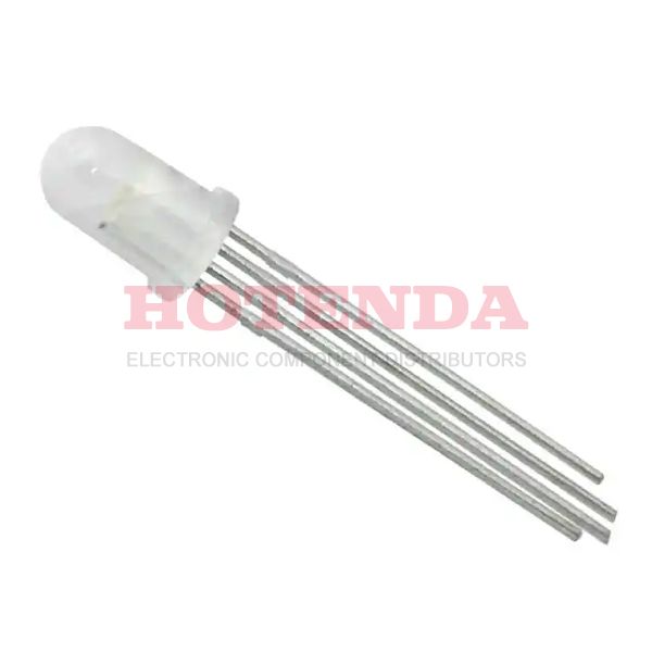 WP154A4SUREQBFZGW - LED Tri-Color Blue/Green/Red 460nm/515nm/645nm 4-Pin T-1 3/4 Bag