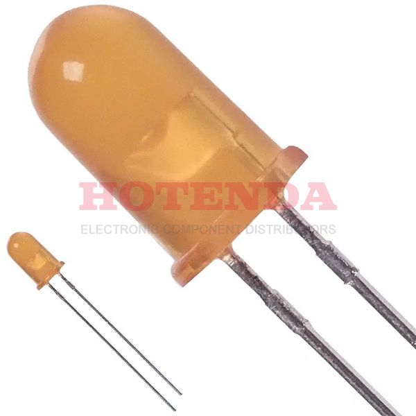 HLMP-3862 - LED YELLOW DIFFUSED T-1 3/4 T/H