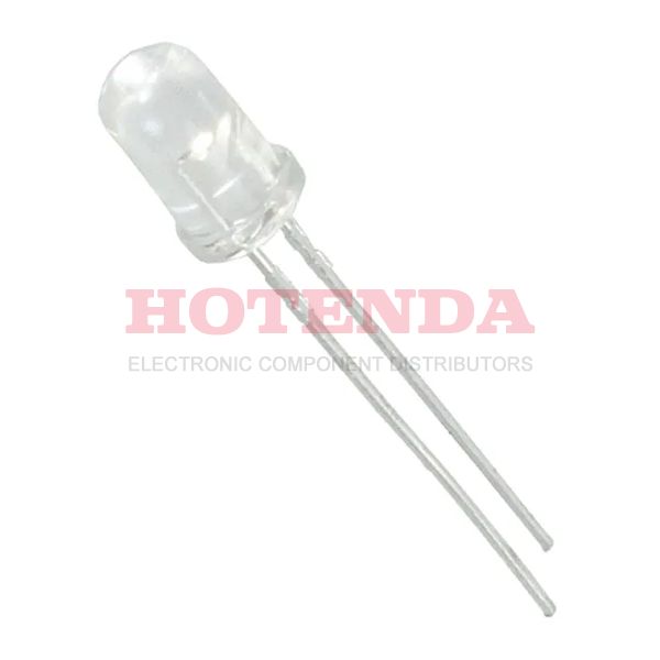 HLMP-EG35-TW0DD - BROADCOM LIMITED HLMP-EG35-TW0DD LED, Red, Through Hole, T-1 3/4 (5mm), 20 mA, 2.1 V, 630 nm