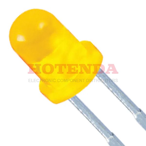XLUY34D - LED YELLOW DIFF 3MM ROUND T/H