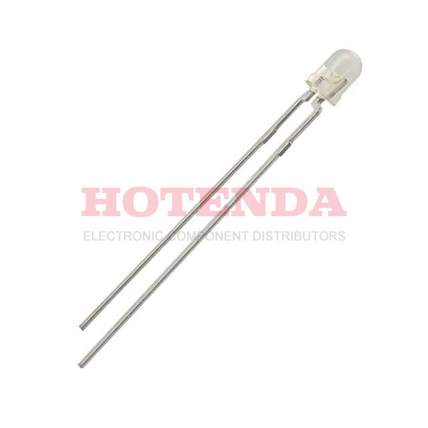 HLMP1340 - LED RED CLEAR 3MM ROUND T/H