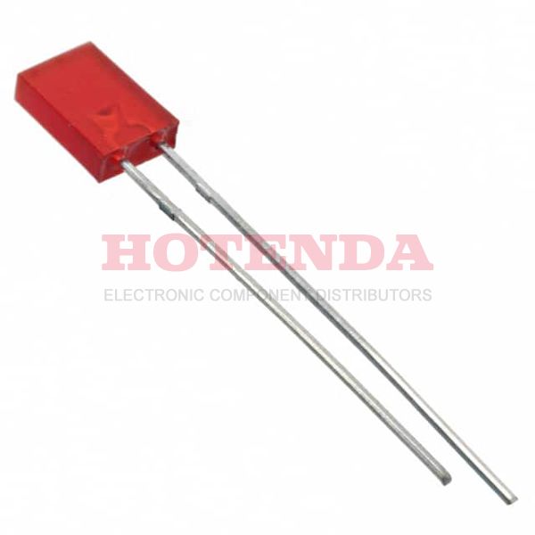 MV57123 - LED RED DIFF RECT 2MMX5MM T/H