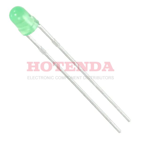 WP710A10SGD14V - LED 3MM SS 565NM GRN WATER CLR