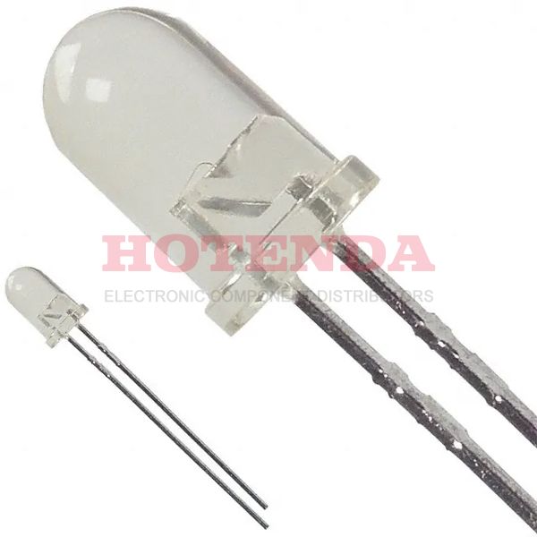 HLMP-C315 - LED YELLOW CLEAR 5MM ROUND T/H