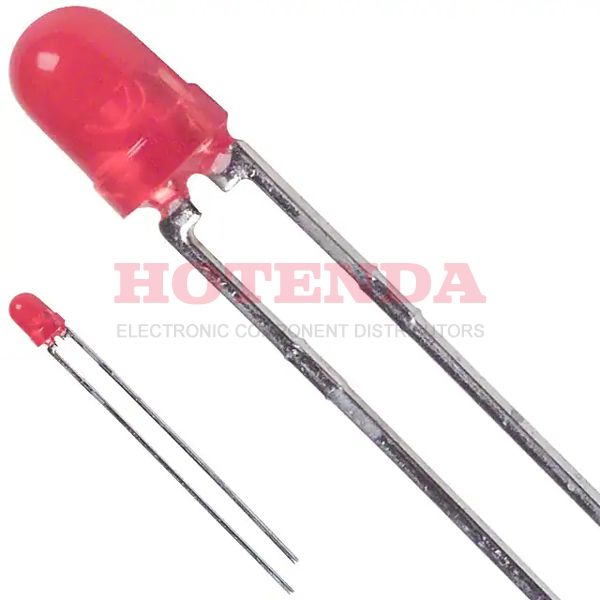 5219216 - LED RED DIFFUSED 3MM T/H