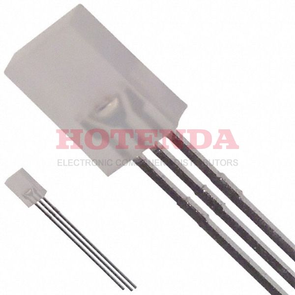 HLMP-0800 - AVAGO TECHNOLOGIES HLMP-0800 LED, 2mm x 5mm, Green, Red, R 2.1mcd, G 2.6mcd, 100 , R 1.9V, G 2.2V, R 25mA, G 25mA