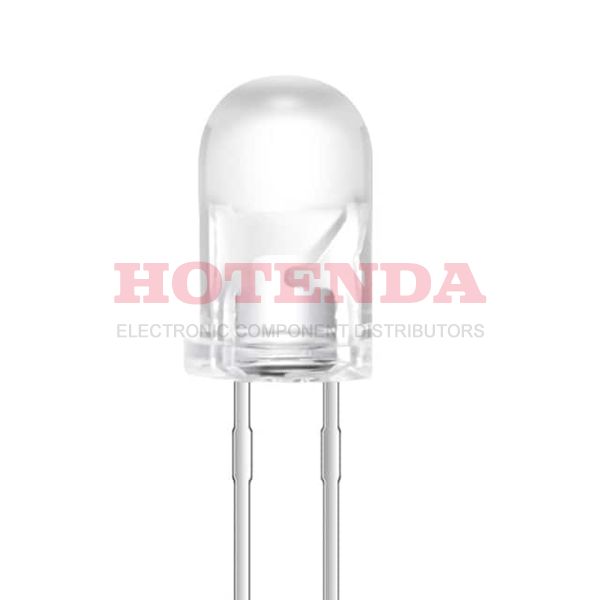 XLM2CRK14W - LED RED CLEAR 5MM ROUND T/H