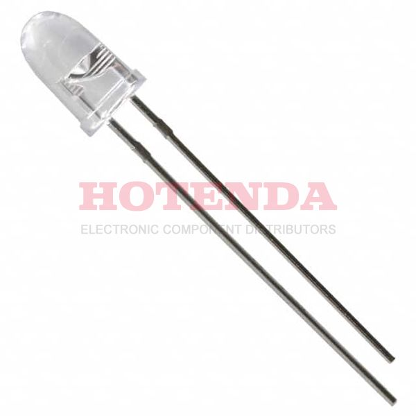 MV8112 - LED RED CLEAR 5MM ROUND T/H
