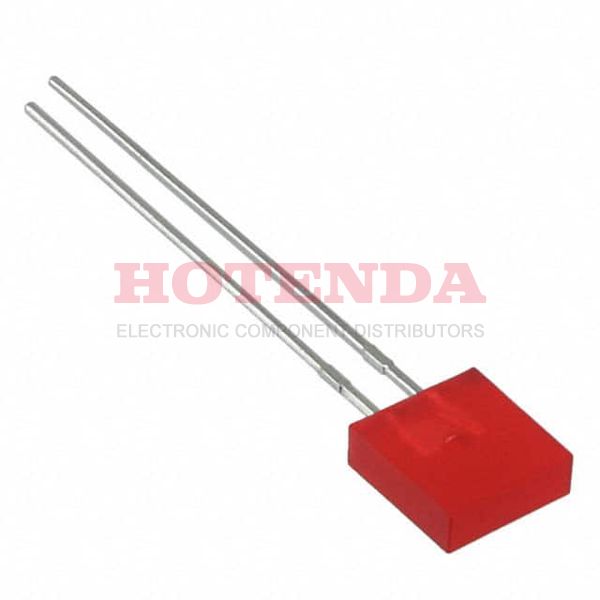 5219264F - LED RED DIFFUSED RECT T/H