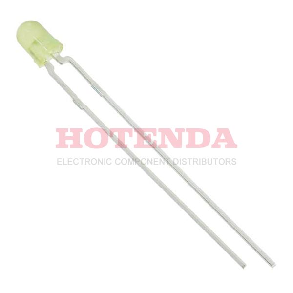 HLMP1719 - LED YELLOW DIFF 3MM ROUND T/H