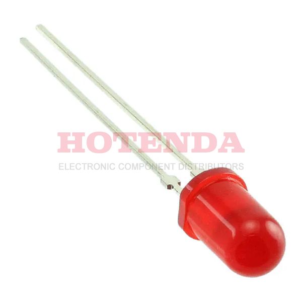 TLDR6400 - LED Uni-Color Red 650nm 2-Pin T-1 3/4