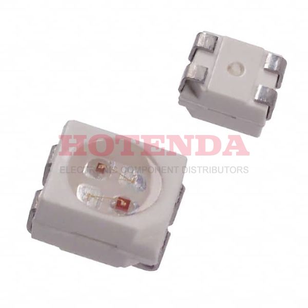 5977781307F - LED BLUE/RED CLEAR 4PLCC SMD
