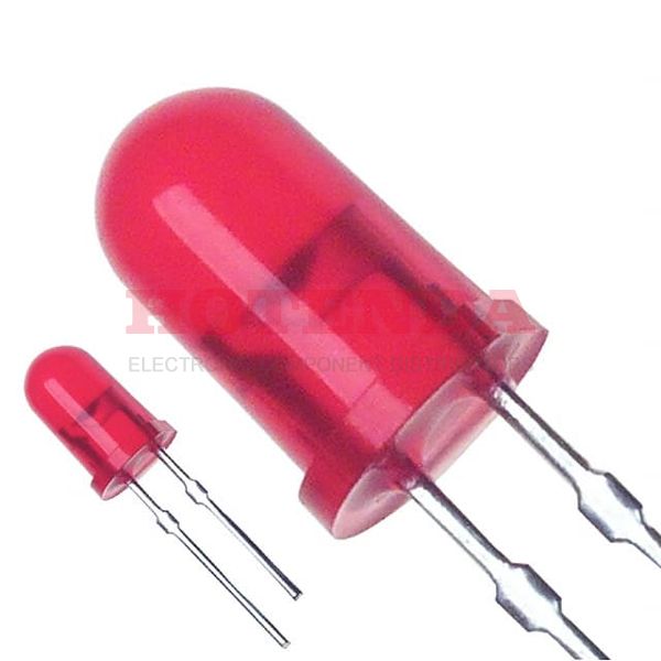 LN21RPHL - LED RED DIFFUSED 5MM ROUND T/H