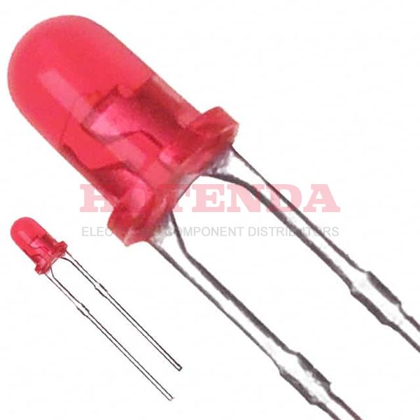 LN28RCP - LED RED CLEAR 3MM ROUND T/H