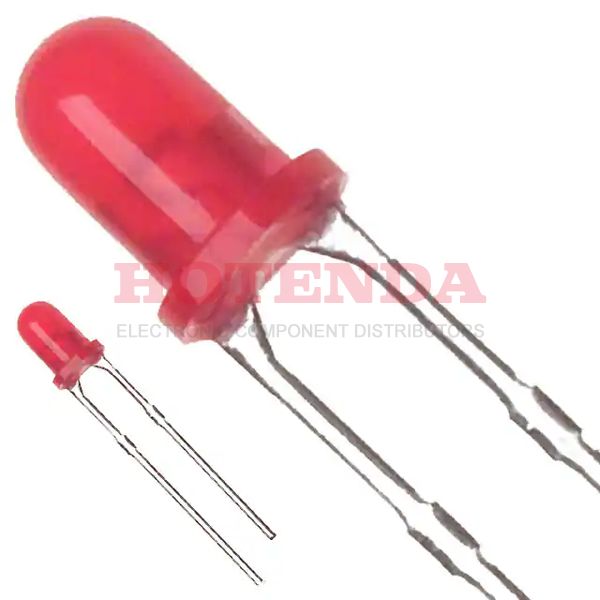 LN29RPP - LED RED DIFFUSED 4MM ROUND T/H