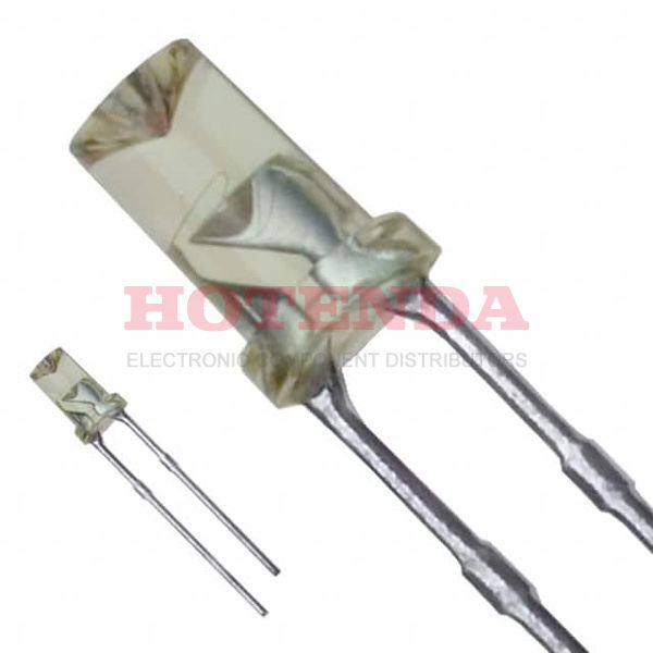 LN463YCPP - LED AMBER CLEAR FLAT TOP T/H