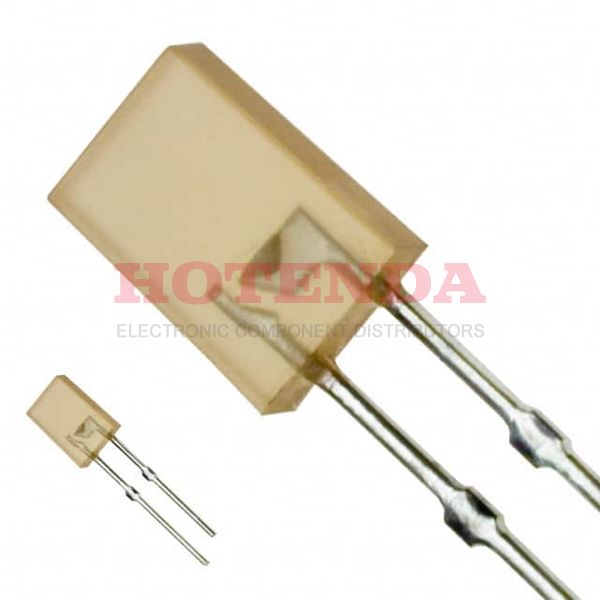 LN442YP - LED AMBER DIFF SQUARE LED T/H
