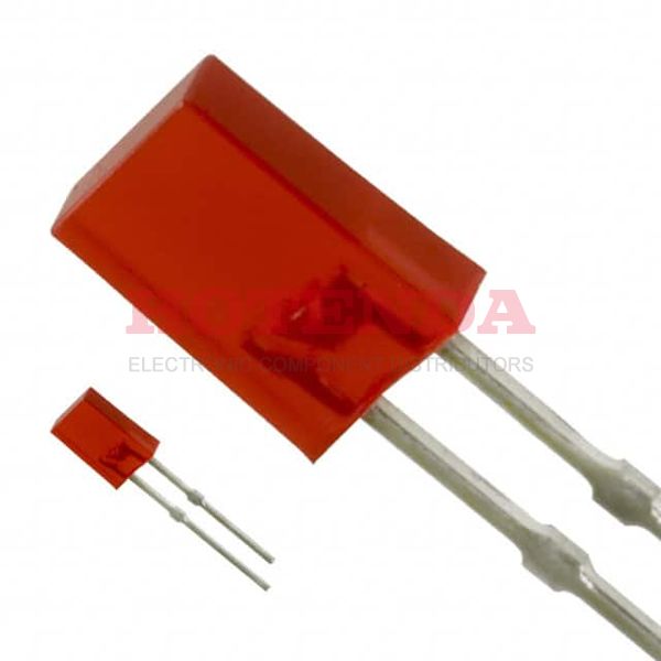 LN842RP - LED ORG DIFF SQUARE TYPE LED T/H