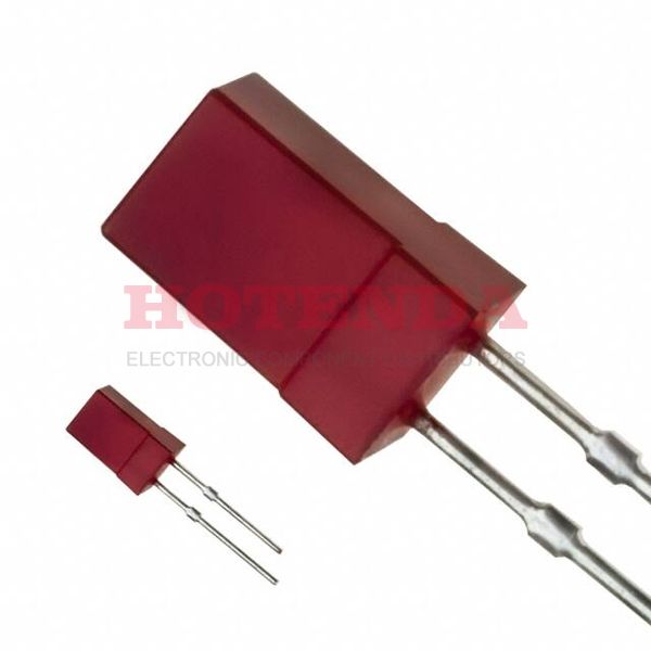 LN250RP - LED RED DIFF SQUARE TYPE LED T/H