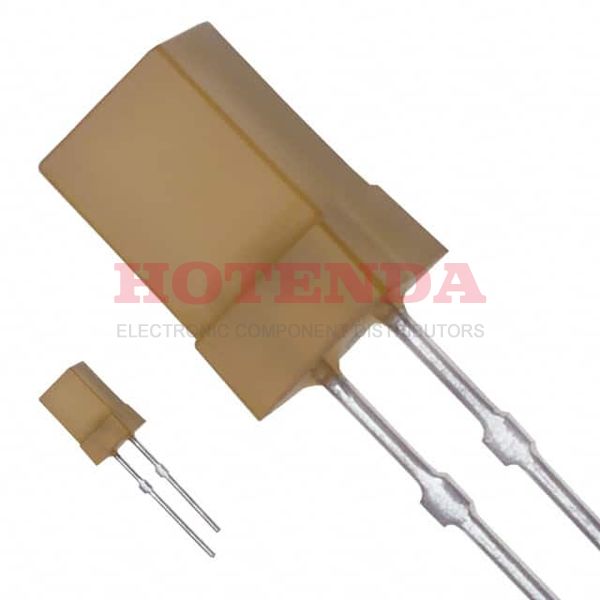 LN450YP - LED AMBER DIFF SQUARE LED T/H