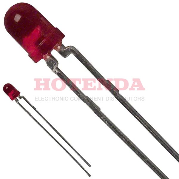HLMPK150 - LED RED DIFFUSED T-1 T/H