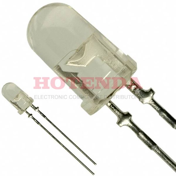 LNG901CFBW - LED BLUE CLEAR T-1 3/4 T/H