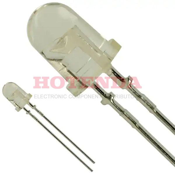 LNG91LCFBW - LED BLUE CLEAR T-1 3/4 T/H