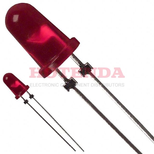 MV5024A - LED Uni-Color Red 660nm 2-Pin T-1 3/4
